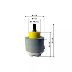 Cartuccia di ricambio miscelatore nobili/franke diametro 45 RCR 418