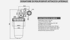 Dosatore polifosfati filtro anticalcare salva caldaia/scaldino