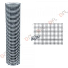 Rete elettrosaldata zincata 19x19 Tipo pesante H 1,00 x 25 MT FILO 1,45