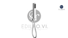 Set Doccia Esterno Quadro con Presa Acqua Cromato – Teorema