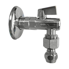 RUBINETTO FILTRO SOTTOLAVABO A SFERA CON SNODO 1/2-3/8 EUROTERMO MADE IN ITALY