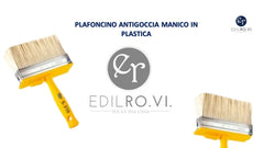 Pennello plafone antigoccia manico in plastica