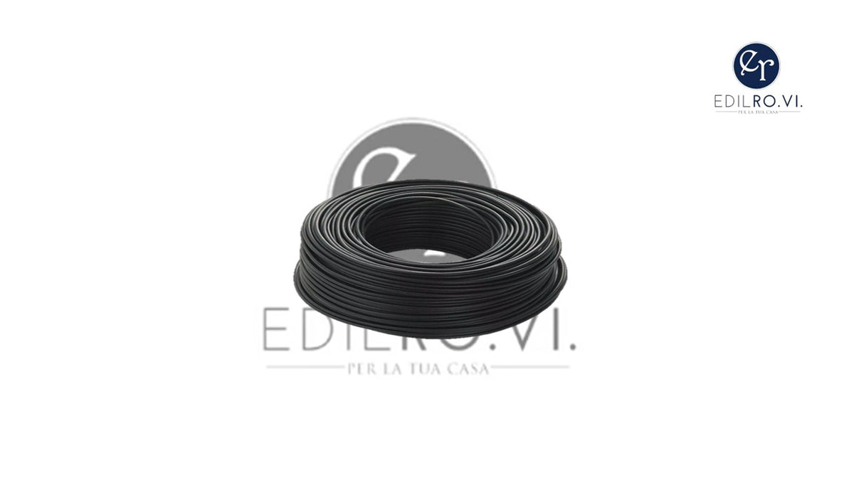 FILO CAVO ELETTRICO UNIPOLARE 1x6 100 mt