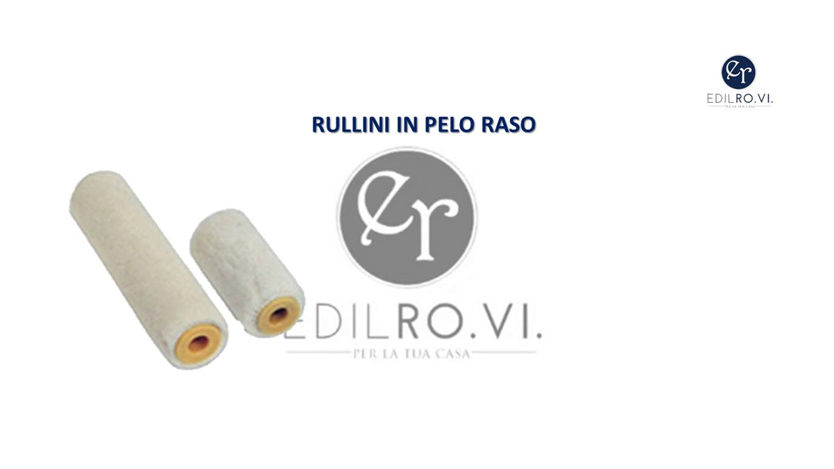 Rullino in pelo raso 10 Pz.