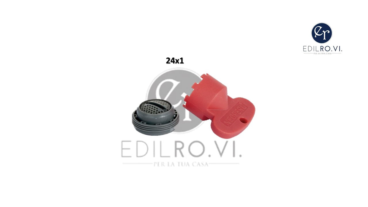 AERATORE PER RUBINETTO A SCOMPARSA CON CHIAVE NEOPERL ROMPIGETTO FILTRINO