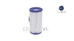 Bestway 58012 Flowclear™ Cartuccia filtrante Gr. III, 10,6 x 10,3 x 21 cm