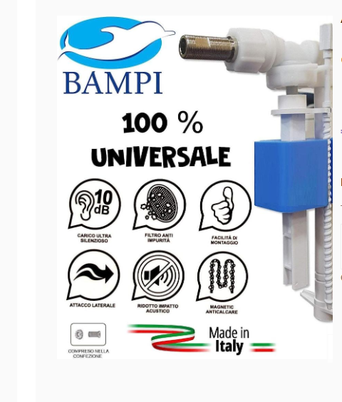 Galleggiante silenzioso Bampi universale magnetic per cassetta scarico wc