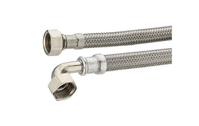Flessibile inox con curva F3/4 -M1/2  CM 35/40