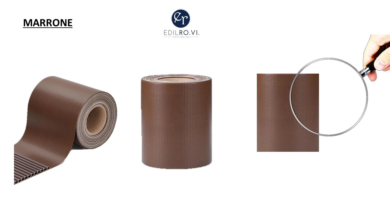 Fascia Strisce PVC frangivista coprente ringhiera balcone cancello