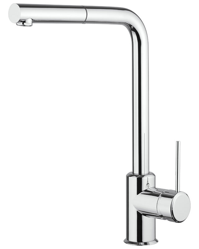 Miscelatore lavello canna alta cromato con doccetta estraibile Cross DONALBI Q40966