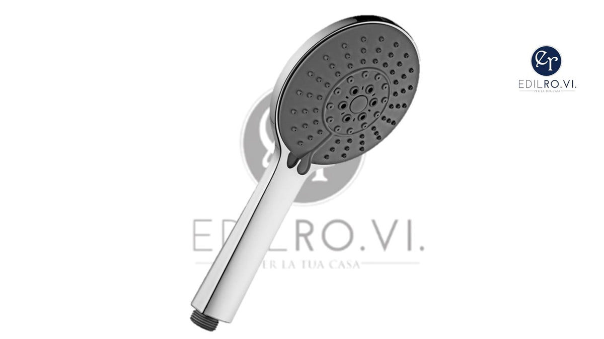 Doccetta Brio 4 Getti con Tasto Stop in ABS Cromato