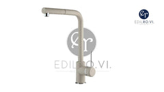 Miscelatore Lavello Cucina con Doccia Estraibile –Finitura Granito Avena Donalbi