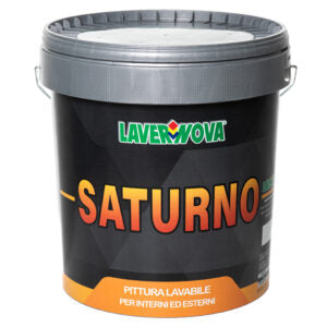 IDROPITTURA LAVABILE SATURNO per interni ed esterni ALTA COPERTURA