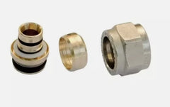 Adattatore per tubo multistrato da 16mm attacco 1/2" x 16mm