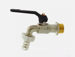 Rubinetto A Sfera Da Esterno Per Giardino In Ottone Cromato DA 1/2" pollice