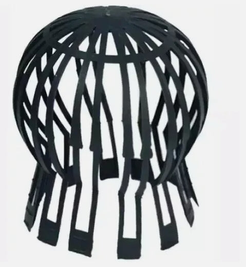 PARAFOGLIA IN PLASTICA PER BOCCHETTA TONDA FUNGO PLUVIALE GRONDAIE UNIVERSALE