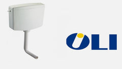 cassetta di scarico wc a zaino bassa esterna oli 1 tasto sciacquone singolo vaso