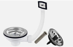 Piletta Lavello Cucina foro Ø 90 BASKET 1"1/2 pilettone con o senza troppo pieno