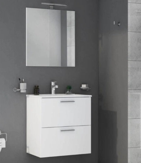Mobile Bagno sospeso da 60 cm 2 cassetti