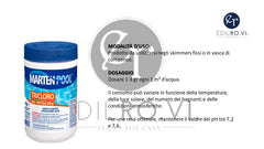 Tattamenti Piscina Marten - TRICLORO PASTIGLIE 1KG