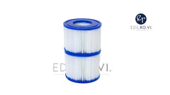 Bestway 60311 Flowclear™ Cartuccia filtrante per piscina di Tipo VI Lay-Z-Spa 1cf da 2 filtri