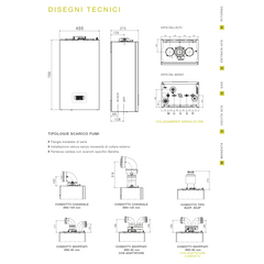 CALDAIA BERETTA a Condensazione BLR 25C Low Nox Metano Completa Di Kit Fumi