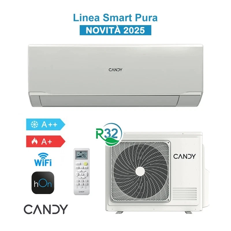 Candy Pura 9000 BTU – Climatizzatore Inverter con Filtro Purificante e Alta Efficienza