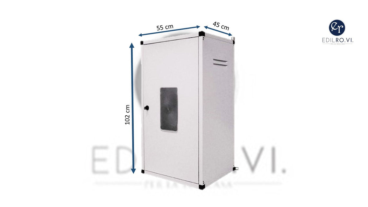 COPRICALDAIA - UNIVERSALE ZINCATO ESTERNO BIANCO  102 x 55 x 45 cm