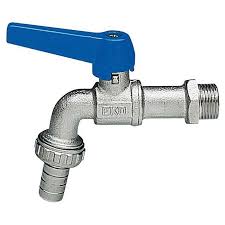 Rubinetto a sfera con portagomma e leva 1/2'' | eko tipo pesante