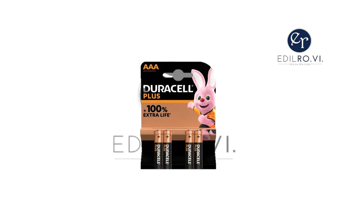 Duracell Plus AAA – Batterie Alcaline ad Alta Durata