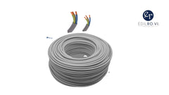 Cavo elettrico grigio antifiamma 2x2,5 - Bipolare 2,5 mm
