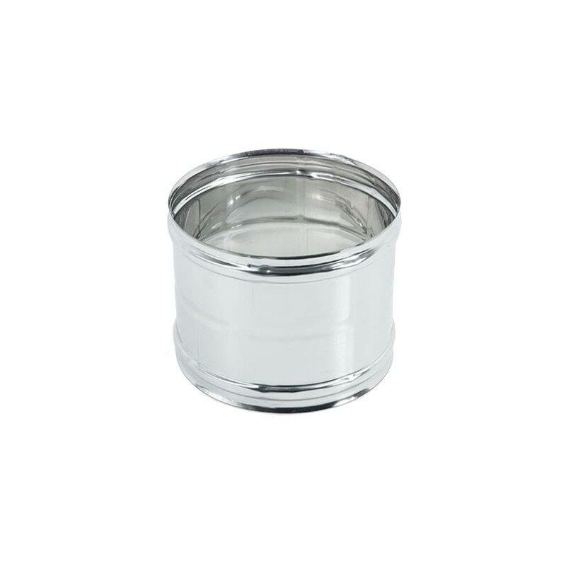manicotto in accio inox per canna fumaria F/F