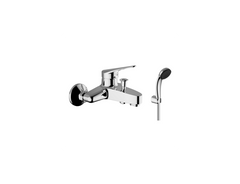 Miscelatore vasca con dotazione doccia monocomando - Teorema T-One