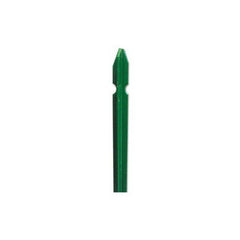 Paletto ferro plastificato verde a T per recinzione 30x30 spessore 3,0 125Cm