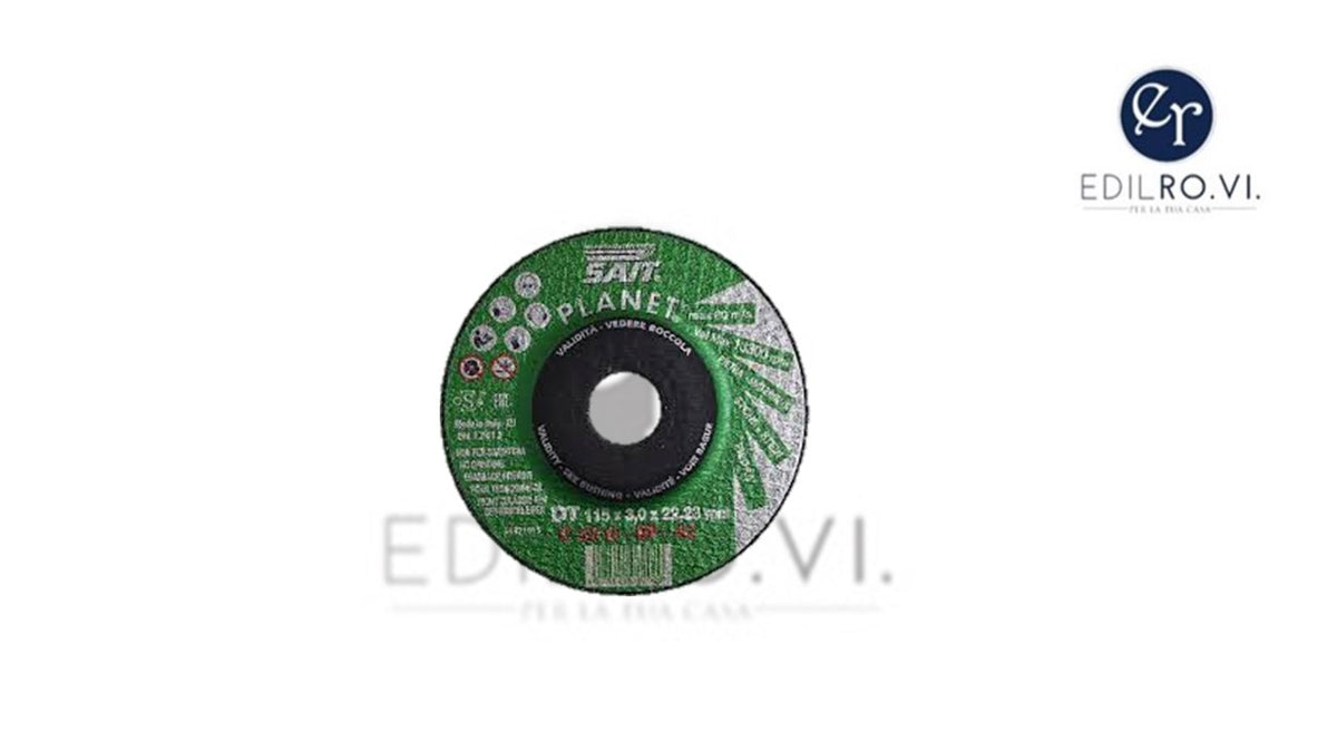 Sait PLANET  mola a centro depresso taglio marmo 15x3,0x22,23