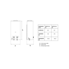 SCALDINO A GAS ARISTON FAST RX 11LT CAMERA APERTA