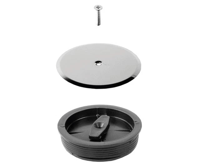 TAPPO PER SIFONE A PAVIMENTO C/PIATTELLA DA 100