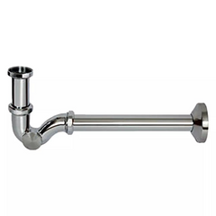 Sifone a 'S ' per lavabo e bidet da 1' 1/4 ottone cromato